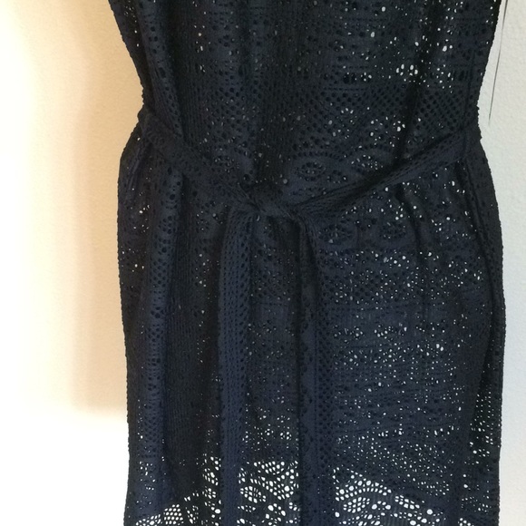 Merona black sleeveless dress cover up Size Medium - Picture 3 of 8